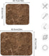 Brown Marble Texture Absorbent Dishes Drainer/Rack Mat for Countertop Small Size 16 x 18, Microfiber Dish Drying Pads Kitchen Counter Draining Pad...