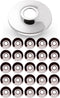 F-25350-25 3/8 inch IPS Sure Grip Flange Escutcheon Plate for Steel Tubing, Shallow, Chrome (Pack of 25)...