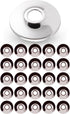 F-25350-25 3/8 inch IPS Sure Grip Flange Escutcheon Plate for Steel Tubing, Shallow, Chrome (Pack of 25)...