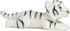 Aurora® Realistic Miyoni® White Tiger Stuffed Animal - Lifelike Detail - Cherished Companionship - White 16.5 Inches...