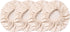 4 - Pack Linen Bowl Cover Reusable 100% Cotton ~ Elastic Stretch Machine Washable Organic Bowl Cover Lids for Food, Fruits, Leftover (Fits upto 5....