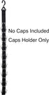Closet Hanging Cap Organizer, 16 Baseball Cap Rack, Closet Hook Cap Holder Hat Storage Organizer - Keep Hats Cleaner Than a Hat Rack (1 Pack)...