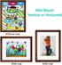 RPJC 11x14 Picture Frames Made of Solid Wood and High Definition Glass Display Pictures 8x10 with Mat or 11x14 Without Mat for Wall Mounting Photo...