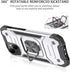 Shockproof Phone Case with Ring for iPhone 13 Military-Grade Drop Protection-Embedded Ring-360° Metal Kickstand Anti-Scratches Cover Support Magne...