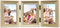 Lawrence Frames Bead Border Design, 2.5x3.5 Triple, Satin Gold....