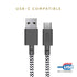 Native Union Belt Cable USB-C to USB-A - 4ft Ultra-Strong Charging Cable with Leather Strap Compatible with iPhone 15, Samsung Galaxy Z Fold 5, Fl...