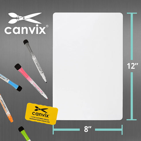 Magnetic Dry Erase Whiteboard for Refrigerator – Magnetized, Removable, Residue-Free Art and Memo Board for Family, Kids, Home, and Office – Magne...
