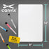 Magnetic Dry Erase Whiteboard for Refrigerator – Magnetized, Removable, Residue-Free Art and Memo Board for Family, Kids, Home, and Office – Magne...