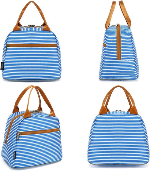 FlowFly Insulated Lunch Cooler Bag - Tote Bag Organizer for Women/Men, Royal...
