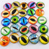 Julie Wang 20 PCS 1.18inches Mixed Style Dragon Eyes Round time gem cover Glass Cabochon Dome Dolls Jewelry Cameo Pendant Finding 30mm...