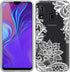 for Galaxy A20 Case, for Galaxy A30 Case with Flowers, Shockproof Clear Floral Soft Flexible TPU Slim Phone Cover for Samsung GalaxyA20 White Mand...