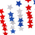 Frienda 44.3 ft Red Blue White Star Streamers Patriotic 4th of July Decorations Star Garland Glitter Banner Hanging Decorations, 3 Pack...