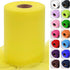 Yellow Tulle Fabric Roll 6 Inch by 100 Yards (300 feet) Sheer Netting Spool for Christmas Tutu Skirt Gift Wrapping Wedding Baby Shower Party Decor...