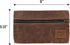 Hide & Drink, All Purpose Utility & Charger Case for MacBook, iPad & Laptop Handmade from Waxed Canvas (Honey Bourbon)...