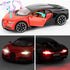 1/32 scale Alloy Toy Car, Bugatti Chiron Model Car, Toy Car with Pull Back Function, Toy Model with Sound and Bright Lights, Toy Car for 3-8 Years...