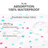 RUILI Waterproof Diaper Changing Pad for Baby, Soft Cotton Reusable Changing Pad Liner, Portable Absorbent Change Mat for Girls Boys Women (1 Pack...