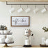 VILIGHT Farmhouse Coffee Bar Sign - Love Is Brewing - 16" x 9" MDF Wood - Wall Mount or Freestanding...