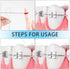 Floss Threaders, 100 Pcs Dental Floss for Braces Glide Dental Floss, Nylon Loop Design Deep Clean Dental Floss Threaders Universal for Braces Brid...