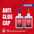 57 Grams (2 oz) 100/1500 CPS (thin/thick) Super Glue All Purpose with Anti Clog Cap. Ca Glue - Adhesive SuperGlue. Cyanoacrylate Glue for Hard Pla...