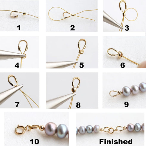 500 Pcs Crimp Beads for Jewelry Making - 18K Gold Plated Brass 2x2 mm Crimping Beads, Column Stoppers to Secure The Ends of Jewelry Strings, Crimp...