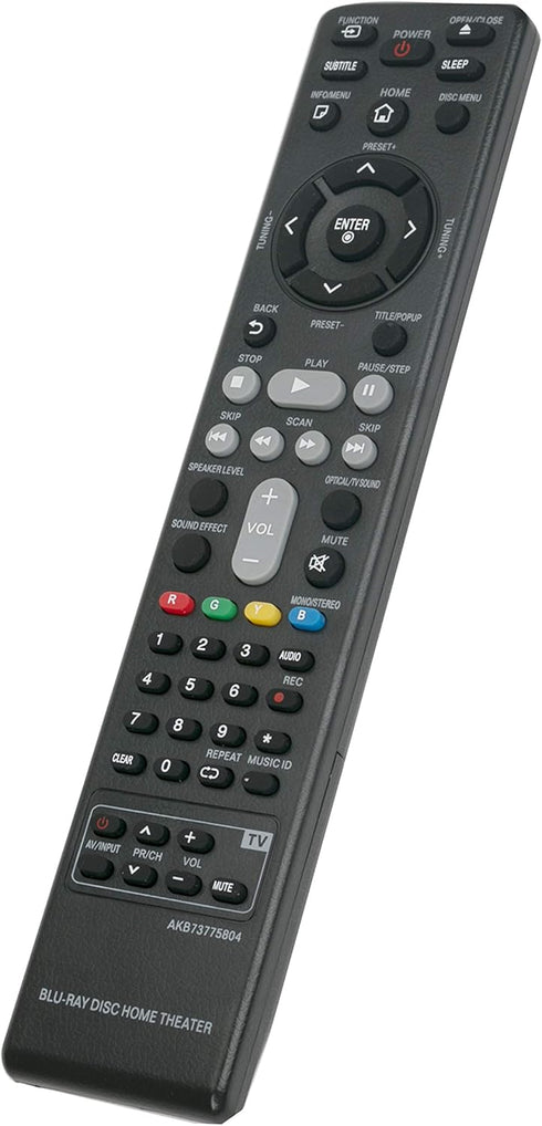 AKB73775804 Replaced Remote fit for LG BLU-RAY Player DVD Home Theater BH6830SW S63S3-S/C S63T1-W T2 W3-2 BH6830SWMQ S43S2-S BH4530T S43S1-W BH443...