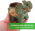 Veemoon Elephant Flower Pot Animal Plant Pots Cute Succulent Plant Pot Ceramic Cactus Pot Indoor Plant Container Glass Terrariums for Plants Succu...