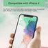 Power Button Flash Light Flex Cable Replacement Parts for iPhone X On/Off Switch Control FlashLight Ribbon Mic for iPhone 10 with Pre-Installed Me...
