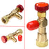 R410A Refrigerant Charging Valve 1/4'' - 5/16'' Copper Flow Control Valves,can Opener for Charging Hose...