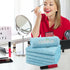 Orighty Makeup Remover Wash Cloths - Super Soft Microfiber Face Towel, Absorbent Washcloths for Cleansing, Fingertip Face Towels for Makeup Remova...