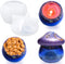 IHUIXINHE Silicone Resin Jar Molds, Mushroom Jar Silicone Molds with Lid, Silicone Resin Molds for DIY Storage Bottle, Candy Container, Candle Hol...