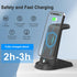 Charging Station for Apple Multiple Devices,3 in 1 Fast Charging Station Stand for iPhone 14/13/12/11/Pro/Max/Plus,for Airpods,Fast Wireless Charg...