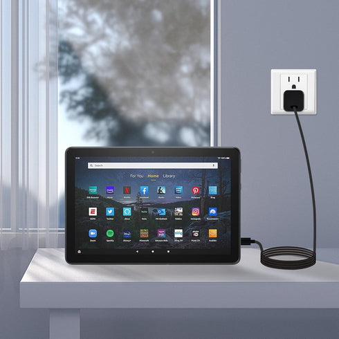 15W USB-C Fast Charger with 6.6Ft USB-C Cable for New Fire HD 8,8Plus,10,10Plus,Kids,Kids Pro,Max 11 Tablet(2020-2023 Release), Kindle Paperwhite(...
