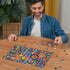 Ravensburger Color Your World Series: Happy Beads 500 Piece Jigsaw Puzzle for Adults - 80695 - Handcrafted Tooling, Made in Germany, Every Piece F...