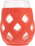 Ello Cru 17oz Stemless Wine Glass Set with Protective Silicone Sleeves, Dishwasher Safe, Cocktail Glass Pack Perfect for Summer Patios and Parties...