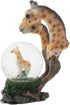 Elanze Designs Giraffe Family on Plains Magical Whimsical Tabletop Dresser Nightstand Figurine Miniature 45MM Sturdy Polyresin Glitter Water Snow ...