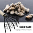 2 Pcs Claw Rake Clam Scraper Tool for Beach Clamming Claws Hand Rake Seafood Shell Digger Tool...