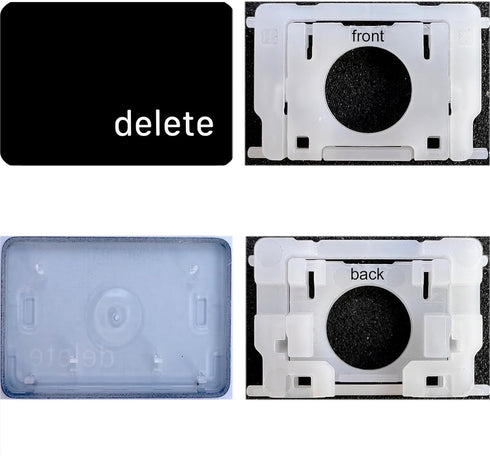 Replacement Individual Key Cap with Hinge for (M1 M2) MacBook Pro A2141 A2251 A2289 A2338 A2442 A2485 Macbook Air A2179 A2337 A2681 (delete Key)...