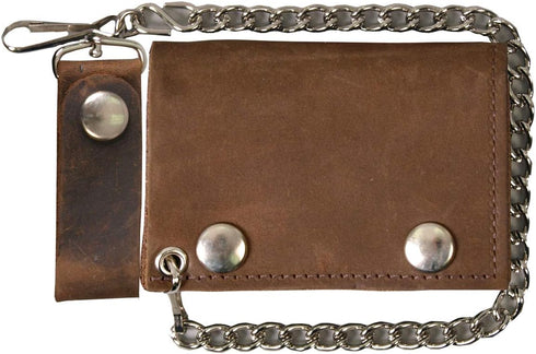 Hot Leathers (WLC2010 BROWN, 4") Tri-Fold Wallet...
