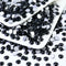 288PCS SS30 Crystal Glass Flatback Rhinestones, Black Round Flat Back Crystal Gems for Nail Art and Craft Clothes, Glue Fix Diamond Stones (6.4-6....