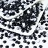 288PCS SS30 Crystal Glass Flatback Rhinestones, Black Round Flat Back Crystal Gems for Nail Art and Craft Clothes, Glue Fix Diamond Stones (6.4-6....