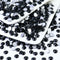 1440PCS SS4 Black Flatback Rhinestones, Round Glass Crystal Gems for Nail Art and Craft Clothes, Glue Fix Diamond Stones (1.5-1.7mm)...