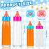 7 Pcs Disappearing Doll Feeding Set Baby Doll Bottles Milk and Juice Bottles with Toy Pacifier Baby Doll Accessories Doll Bottle Toy for Doll Acce...