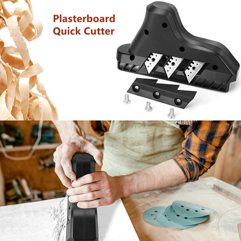 Plasterboard Fast Cutter Plasterboard Edger Gypsum Board Hand Plane Drywall Edge Chamfer Woodworking Hand Tool Cutting Tools drywall chamfer...