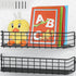 Kids Bookshelf - 2PACK, Black, 4.1" D x 16" W x 3.2" H, Metal Book Shelf for Wall, Versatile Floating Bookshelf for Nursery Toddler Classroom Bedr...