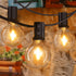 Ollny 25FT Outdoor String Lights, Waterproof Connectable Shatterproof Outside Light with 13 Edison + 1 Spare LED Bulbs Plug in, Patio Lights for I...