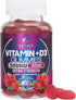 Vitamin D3 Gummies Extra Strength 5000 IU (125 mcg) - Raspberry Flavor Gummy Vitamins - Vitamin D Dietary Supplement for Bone, Teeth, Muscle & Imm...