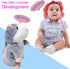Talking Hamster Repeats What You Say Mimicry Pet Toy Plush Buddy Mouse with Interactive Function, Gift for Kids Birthday and Parties (Gray)...