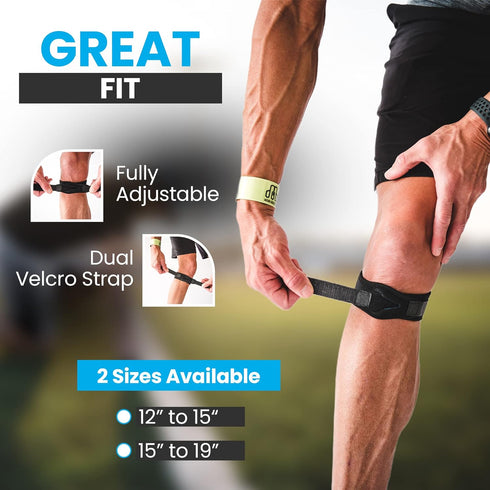 Stabilizing Patella Knee Strap | Knee Brace for Running, Cycling, Hiking, and Sports | Knee Pain Relief and Support, Knee Stabilizer Brace For Exe...