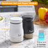 Salt and Pepper Shakers Set, Bivvclaz 5 Ounce Stainless Steel Salt and Pepper Dispenser with Glass Bottom, Cute Salt and Pepper Shakers for Modern...