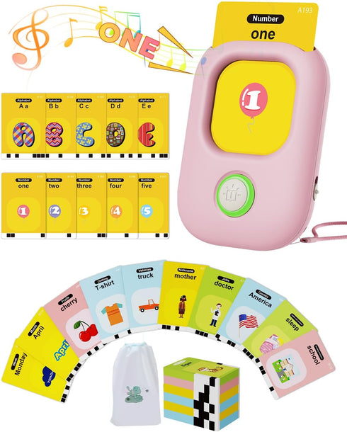 Talking Flash Cards with 448 Sight Words, Pocket Speech Therapy Toy for Toddlers, Autism Sensory Toys, Montessori Learning Educational Toys Gifts ...